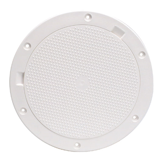 Suncoast Marine and Auto offers Beckson 8" Non-Skid Pry-Out Deck Plate - White [DP83-W]