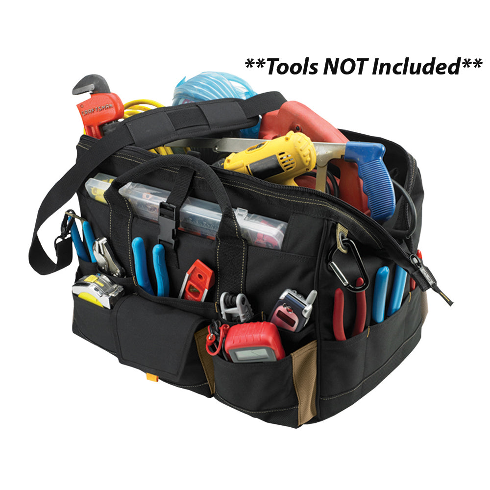 Suncoast Marine and Auto offers CLC 1535 Tool Bag w/ Top-Side Plastic Parts Tray - 18" [1535]