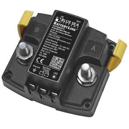 Suncoast Marine and Auto offers Blue Sea 7611 DC BatteryLink Automatic Charging Relay - 120 Amp w/Auxiliary Battery Charging [7611]