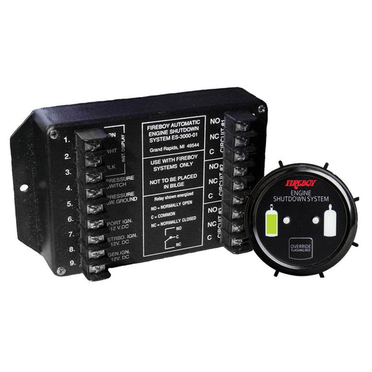 Suncoast Marine and Auto offers Fireboy-Xintex Engine Shutdown System w/Round Display [ES-3000-01]