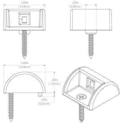 Suncoast Marine and Auto offers Lumitec Andros - Courtesy Light - Polished SS Finish - White Non-Dimming [101043]