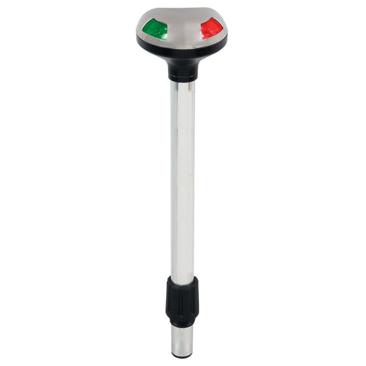 Suncoast Marine and Auto offers Perko Stealth Series LED Bi-Color 12" Pole Light - Small Threaded Collar - 2 Mile [1619DP2BLK]