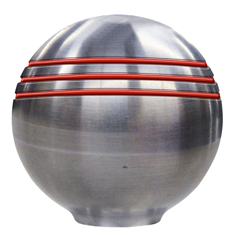 Suncoast Marine and Auto offers Schmitt Marine Throttle Knob - 1-7/8" - Red Grooves [50044]