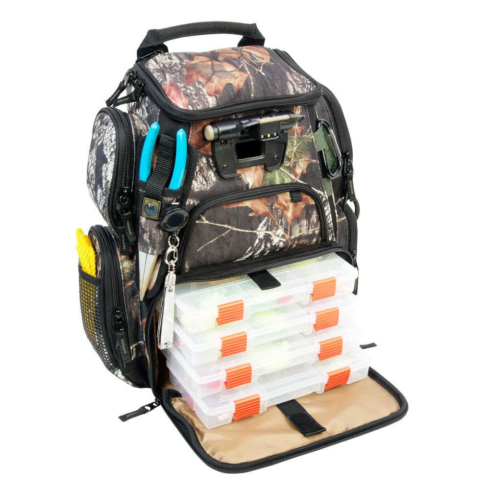 Suncoast Marine and Auto offers Wild River RECON Mossy Oak Compact Lighted Backpack w/4 PT3500 Trays [WCT503]