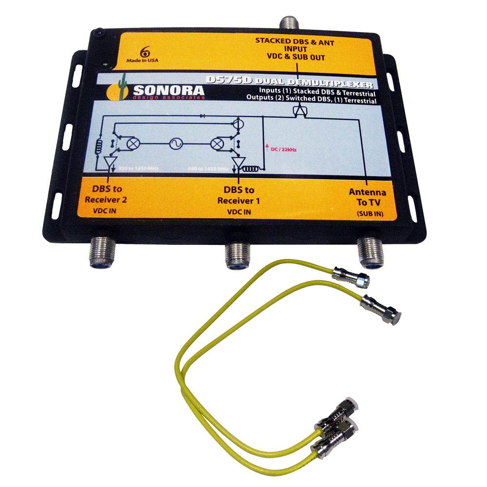 Suncoast Marine and Auto offers KVH Dual Output Signal Destacker [19-0410]