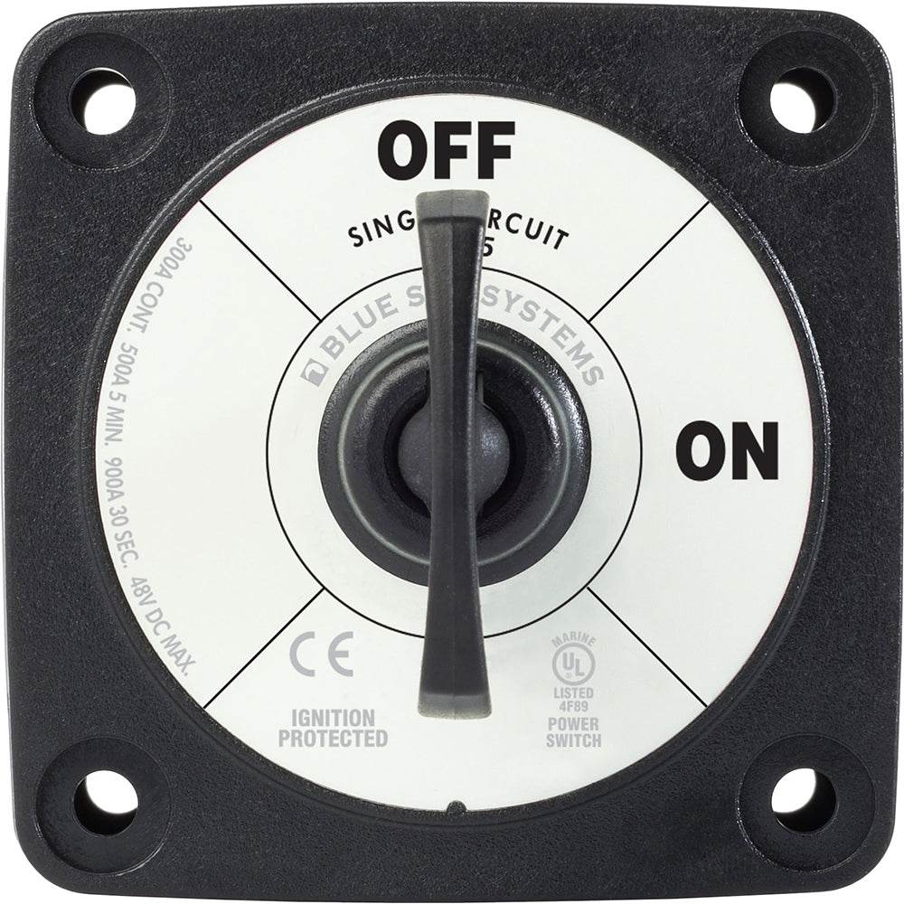 Suncoast Marine and Auto offers Blue Sea 6005200 Battery Switch Single Circuit ON-OFF - Black [6005200]