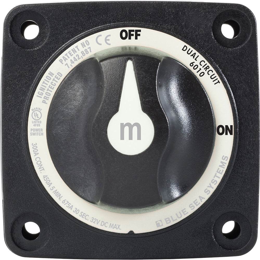 Suncoast Marine and Auto offers Blue Sea 6010200 Battery Switch Dual Circuit - Black [6010200]