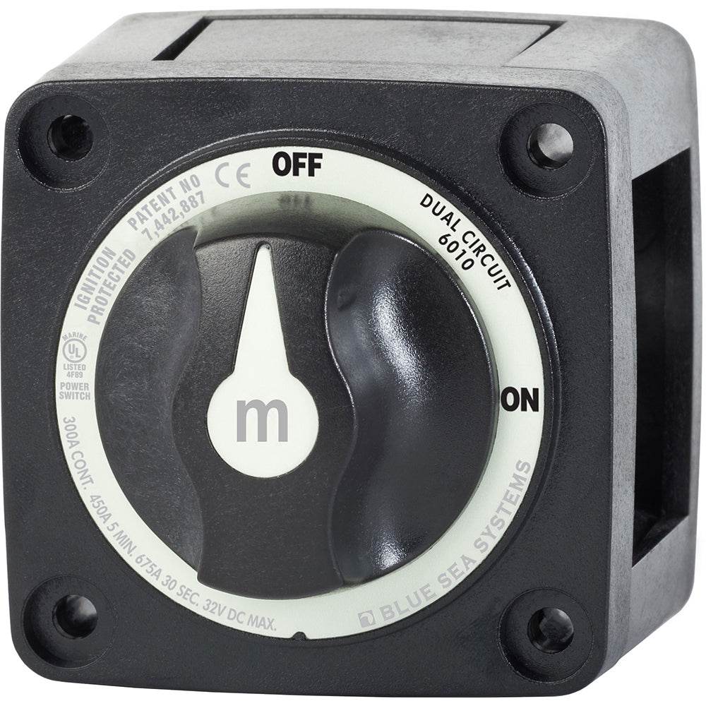 Suncoast Marine and Auto offers Blue Sea 6010200 Battery Switch Dual Circuit - Black [6010200]