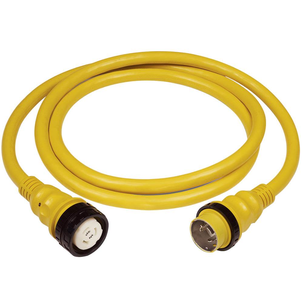 Suncoast Marine and Auto offers Marinco 50Amp 125/250V Shore Power Cable - 25' - Yellow [6152SPP-25]