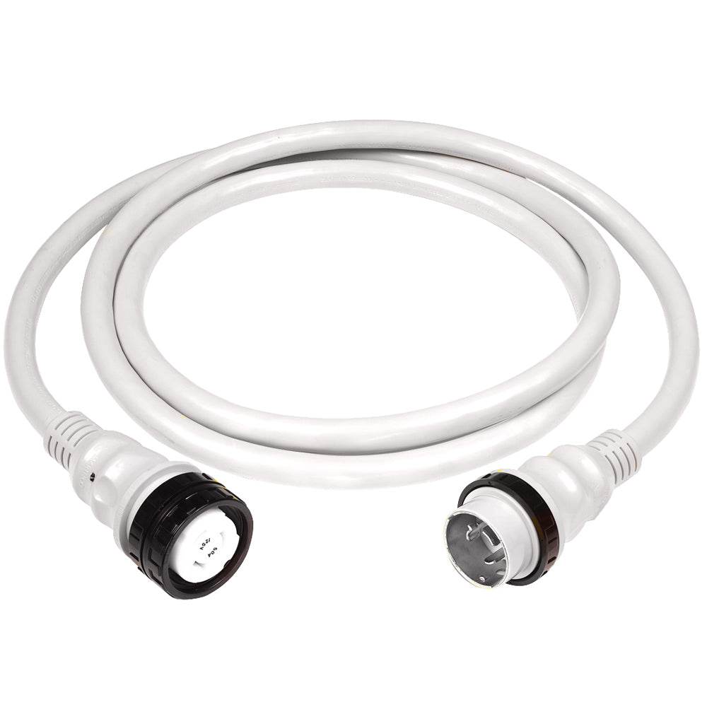 Suncoast Marine and Auto offers Marinco 50Amp 125/250V Shore Power Cable - 25' - White [6152SPPW-25]