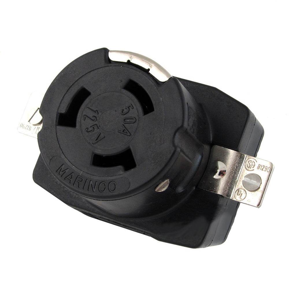 Suncoast Marine and Auto offers Marinco 6370CR 50Amp/125V Wire Dockside Receptacle [6370CR]