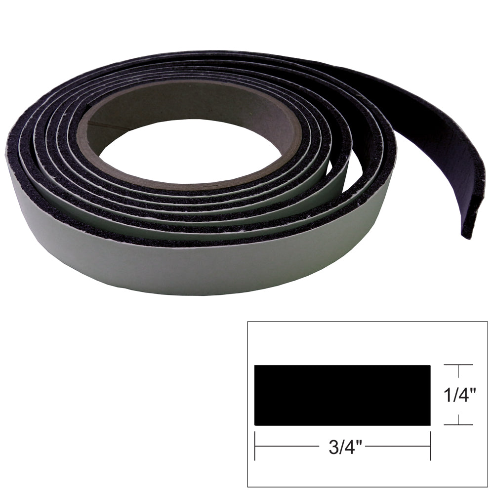 Suncoast Marine and Auto offers TACO Hatch Tape - 8'L x 1/4"H x "W - Black [V30-0748B8-2]