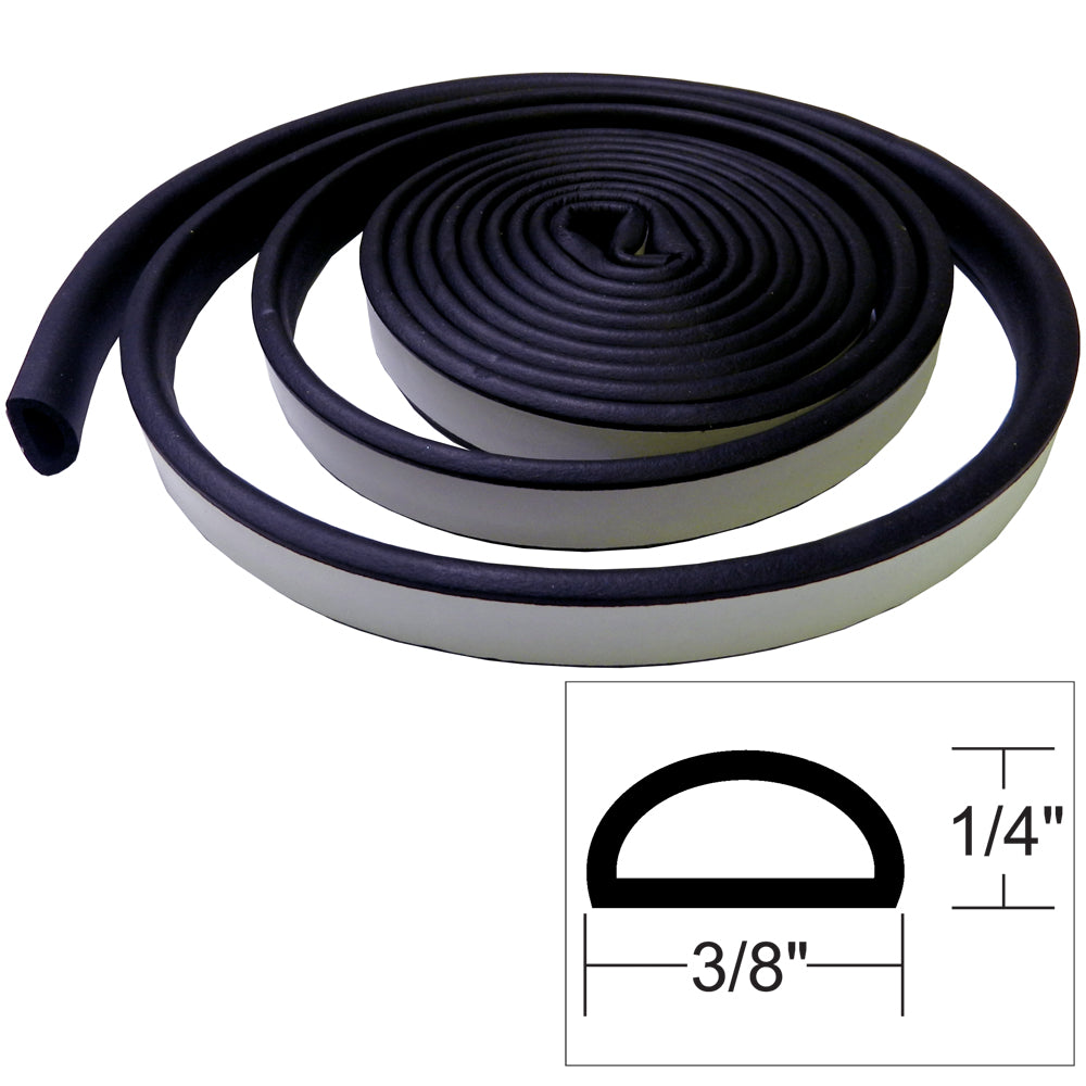 Suncoast Marine and Auto offers TACO Weather Seal - 10'L x 1/4"H x 3/8"W - Black [V30-1333B10-1]