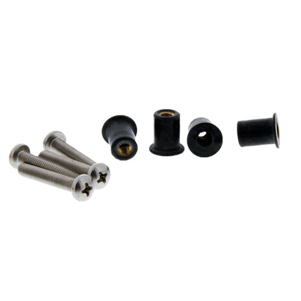 Suncoast Marine and Auto offers Scotty 133-4 Well Nut Mounting Kit - 4 Pack [133-4]