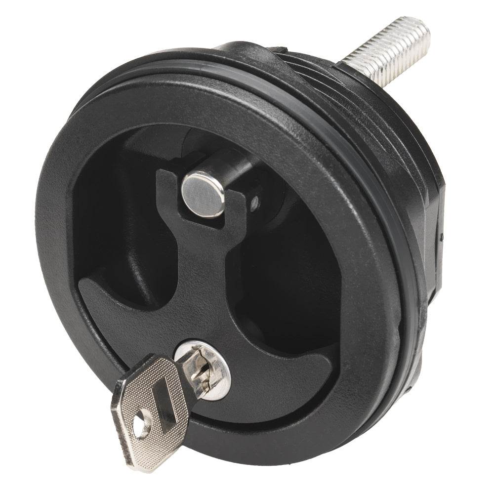 Suncoast Marine and Auto offers Whitecap Compression Handle - Nylon Black/Black - Locking [3726BC]