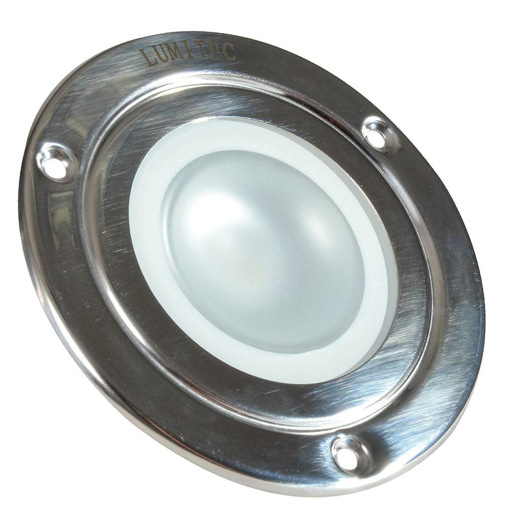 Suncoast Marine and Auto offers Lumitec Shadow - Flush Mount Down Light - Polished SS Finish - 3-Color Red/Blue Non Dimming w/White Dimming [114118]