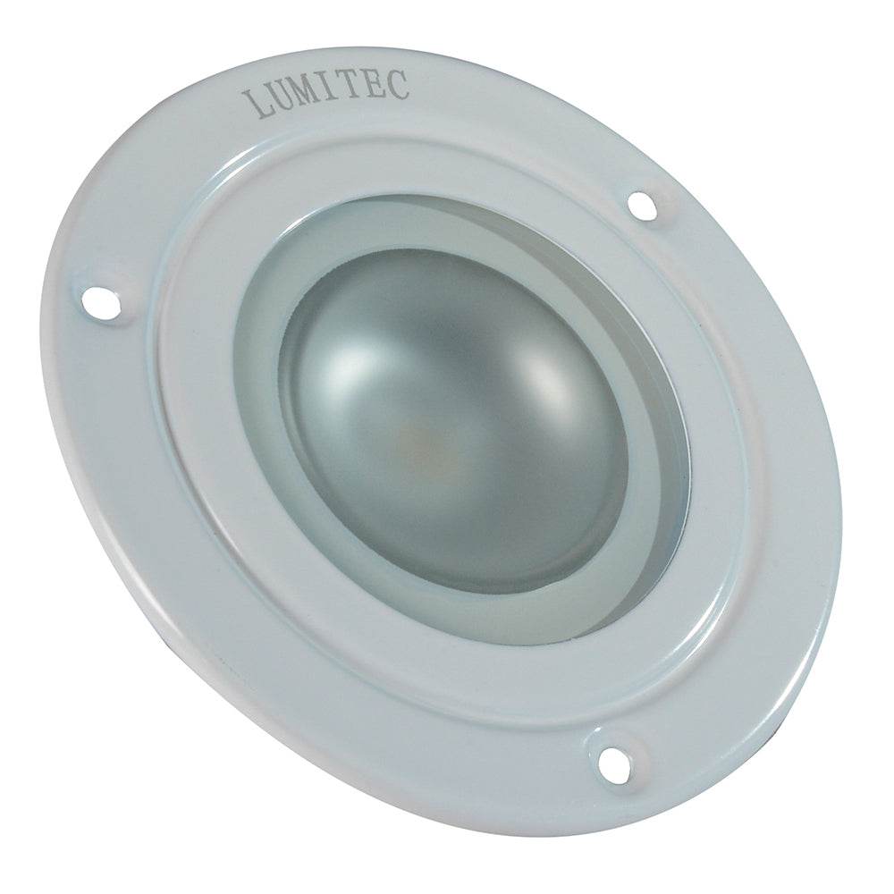 Suncoast Marine and Auto offers Lumitec Shadow - Flush Mount Down Light - White Finish - White Non-Dimming [114123]