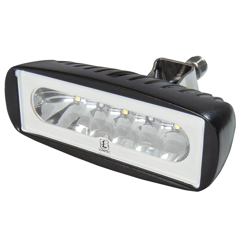 Suncoast Marine and Auto offers Lumitec Caprera2 - LED Flood Light - Black Finish - 2-Color White/Red Dimming [101218]