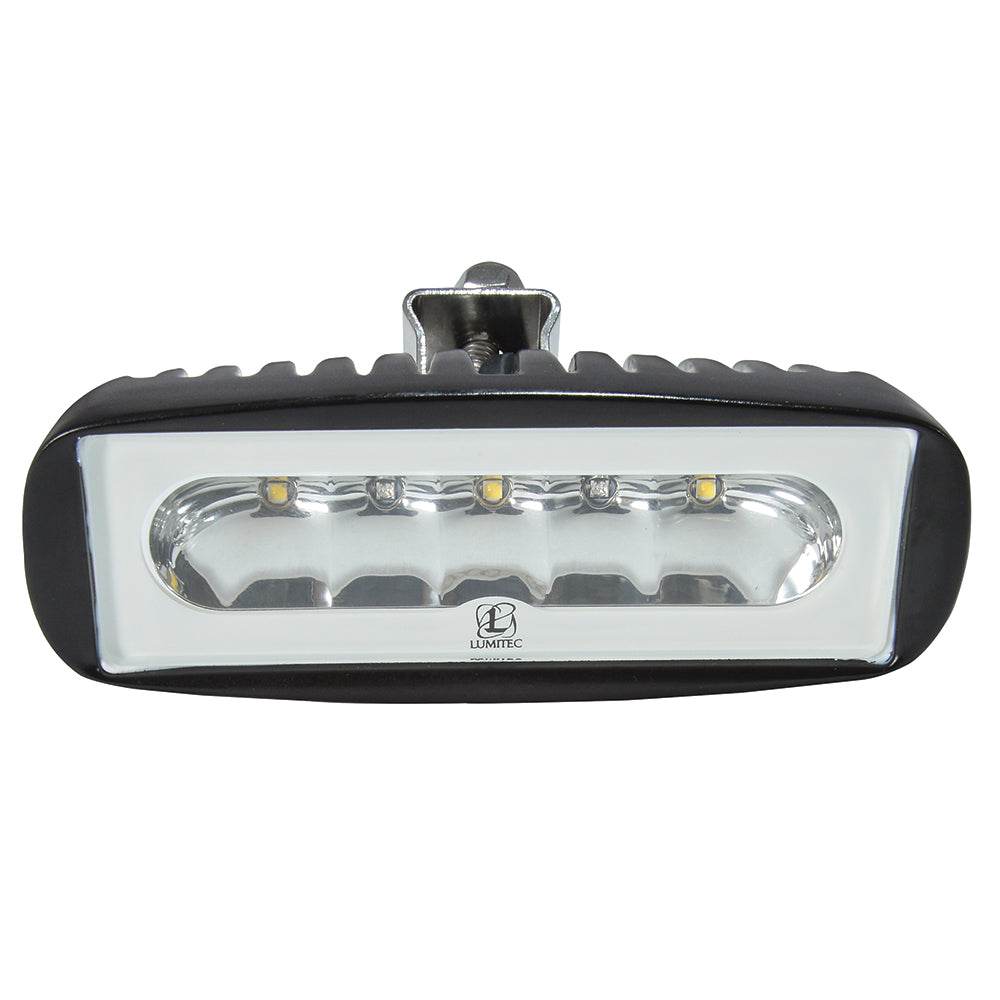 Suncoast Marine and Auto offers Lumitec Caprera2 - LED Flood Light - Black Finish - 2-Color White/Red Dimming [101218]