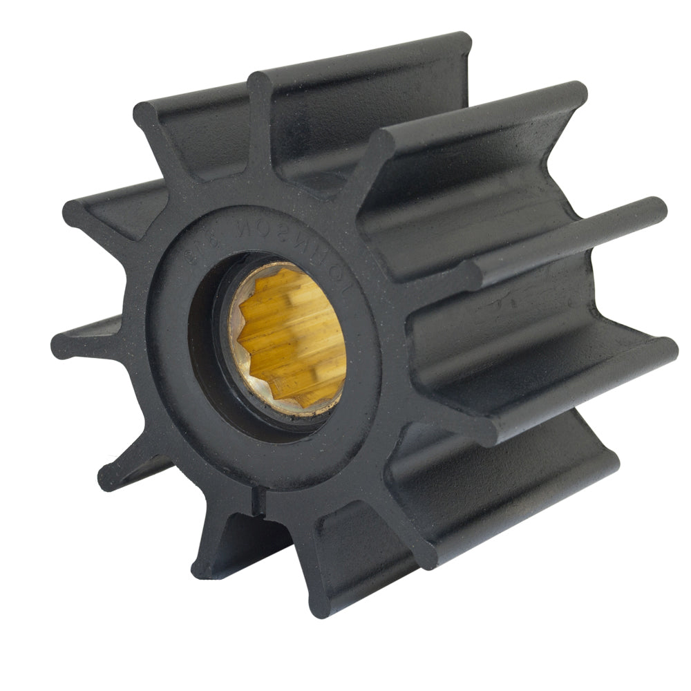 Suncoast Marine and Auto offers Jabsco Impeller Kit - 12 Blade - Neoprene - 3-" Diameter - Brass Insert - Spline Drive [17935-0001-P]