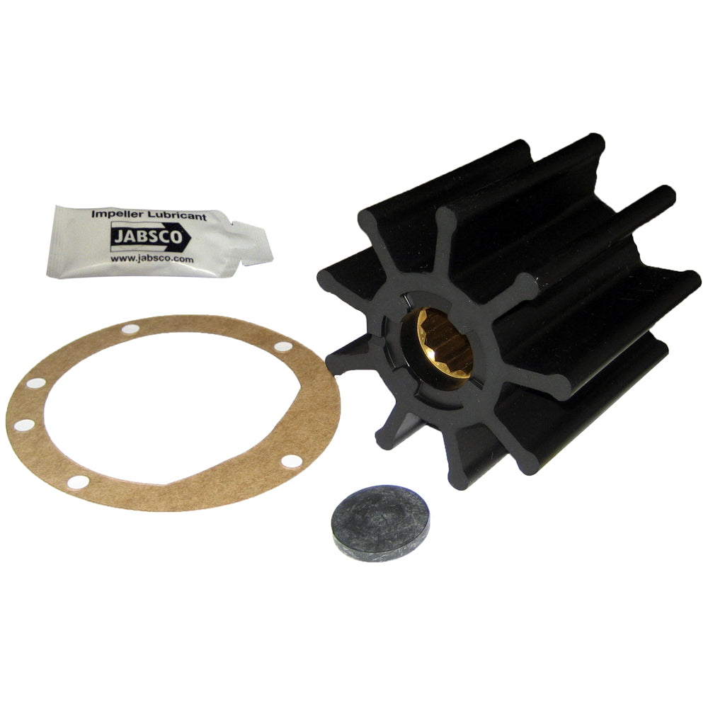 Suncoast Marine and Auto offers Jabsco Impeller Kit - 9 Blade - Nitrile - 3-3/4" Diameter x 3-1/2" W, 1" Shaft Diameter [6760-0003-P]