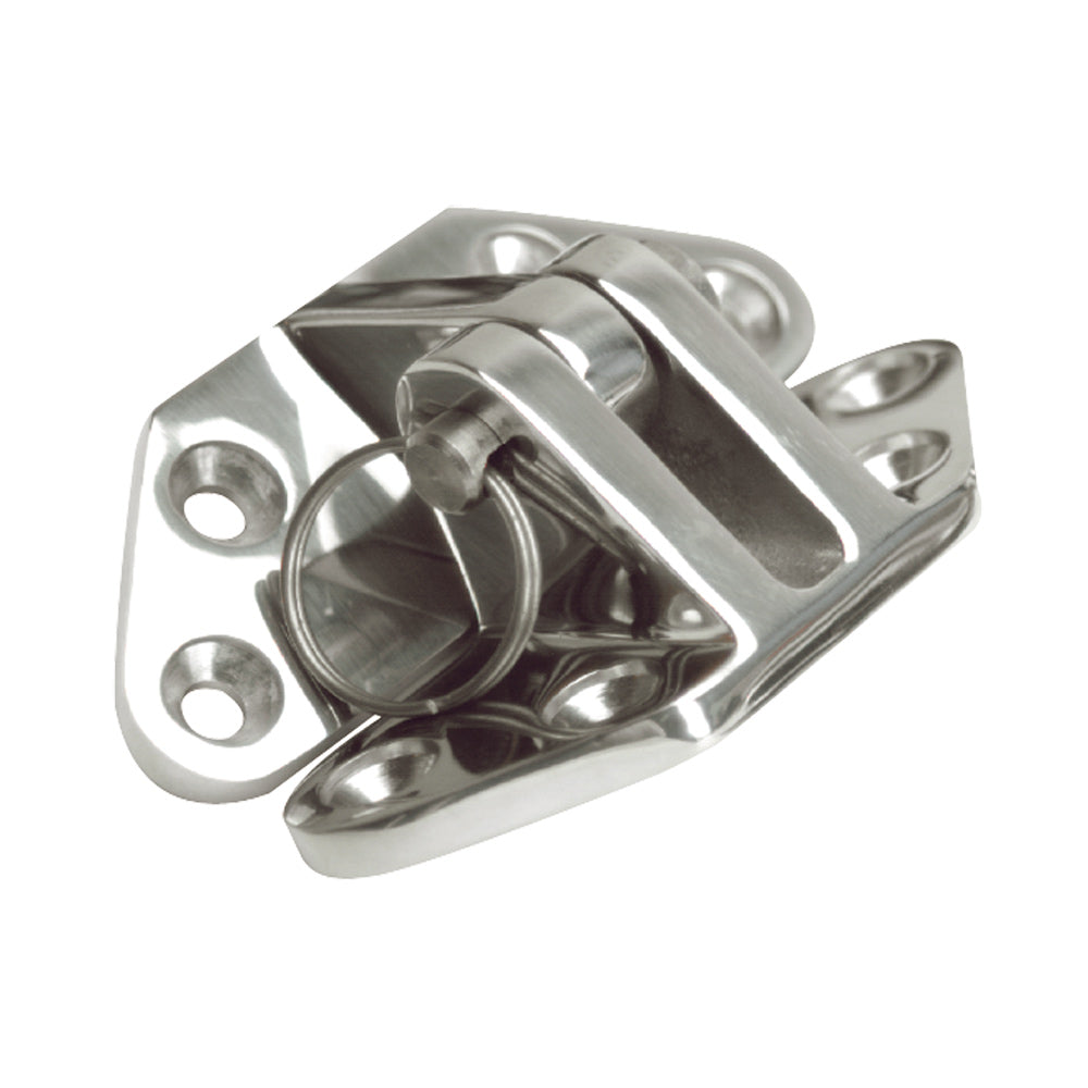 Suncoast Marine and Auto offers Whitecap Angled Base Hatch Hinge - 316 Stainless Steel - 3" x 2-1/2" [6211C]