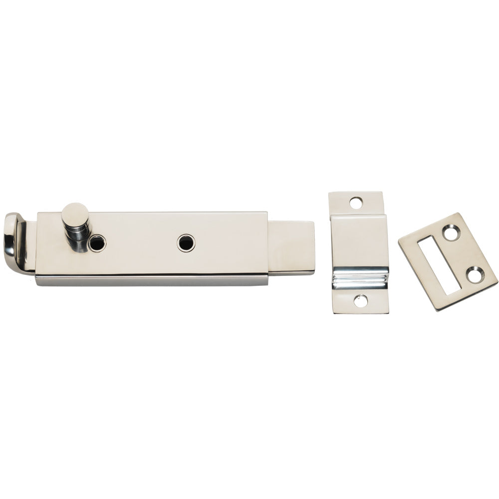 Suncoast Marine and Auto offers Whitecap Spring Loaded Slide Bolt/Latch - 316 Stainless Steel - 5-5/16" [S-588C]