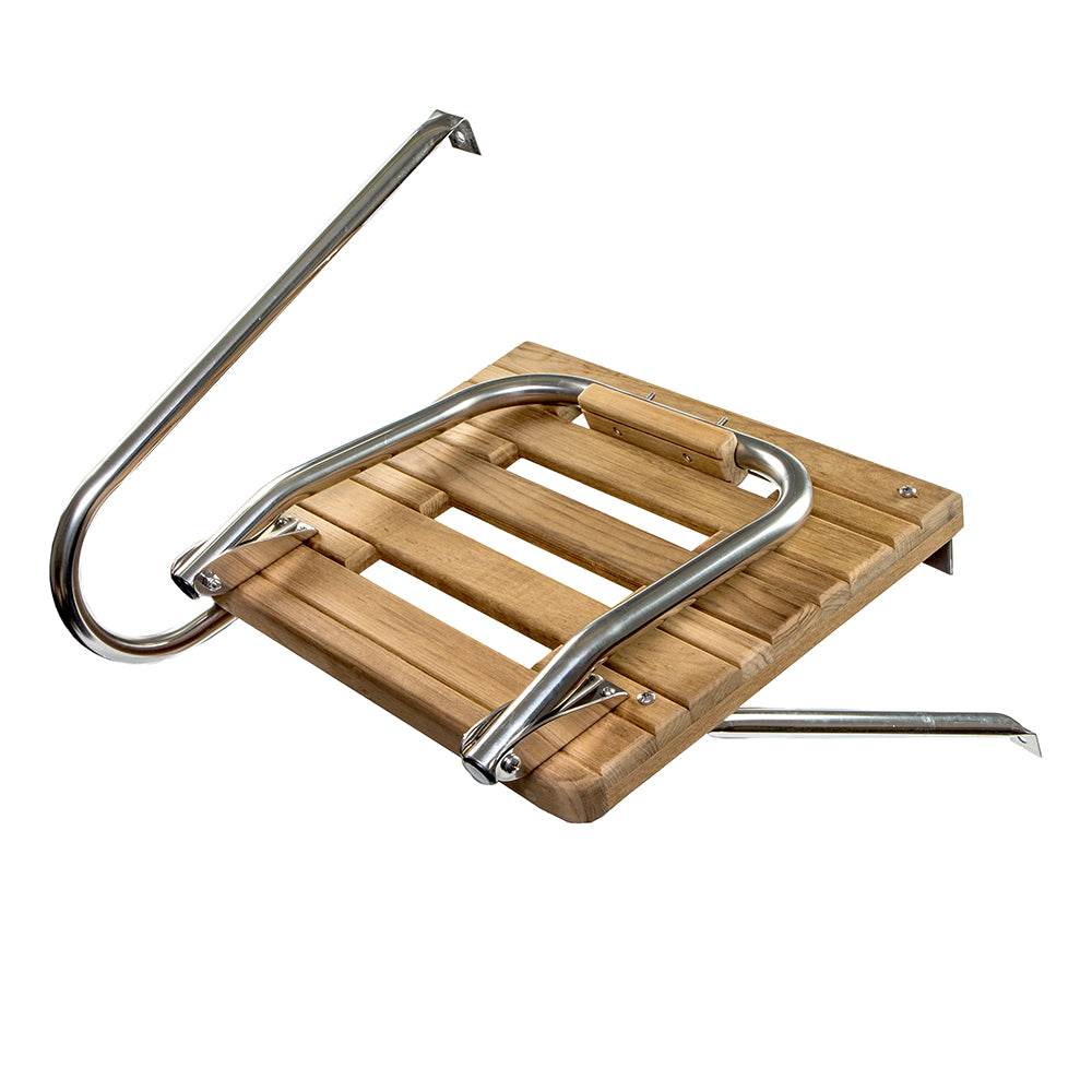 Suncoast Marine and Auto offers Whitecap Teak Swim Platform w/Ladder f/Outboard Motors [60902]