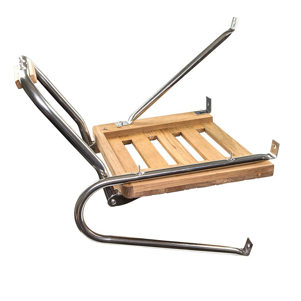 Suncoast Marine and Auto offers Whitecap Teak Swim Platform w/Ladder f/Outboard Motors [60902]