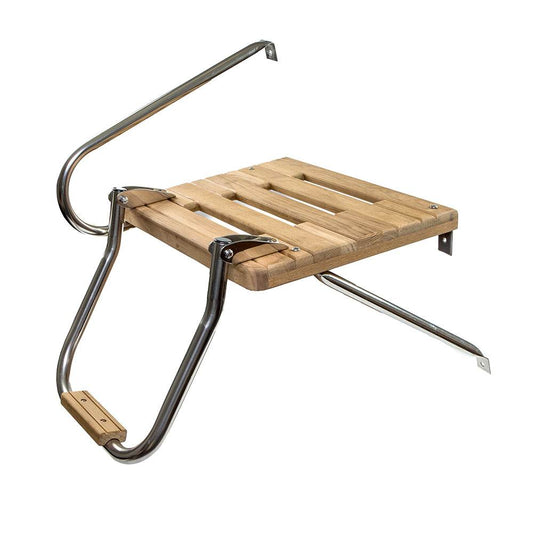 Suncoast Marine and Auto offers Whitecap Teak Swim Platform w/Ladder f/Outboard Motors [60902]