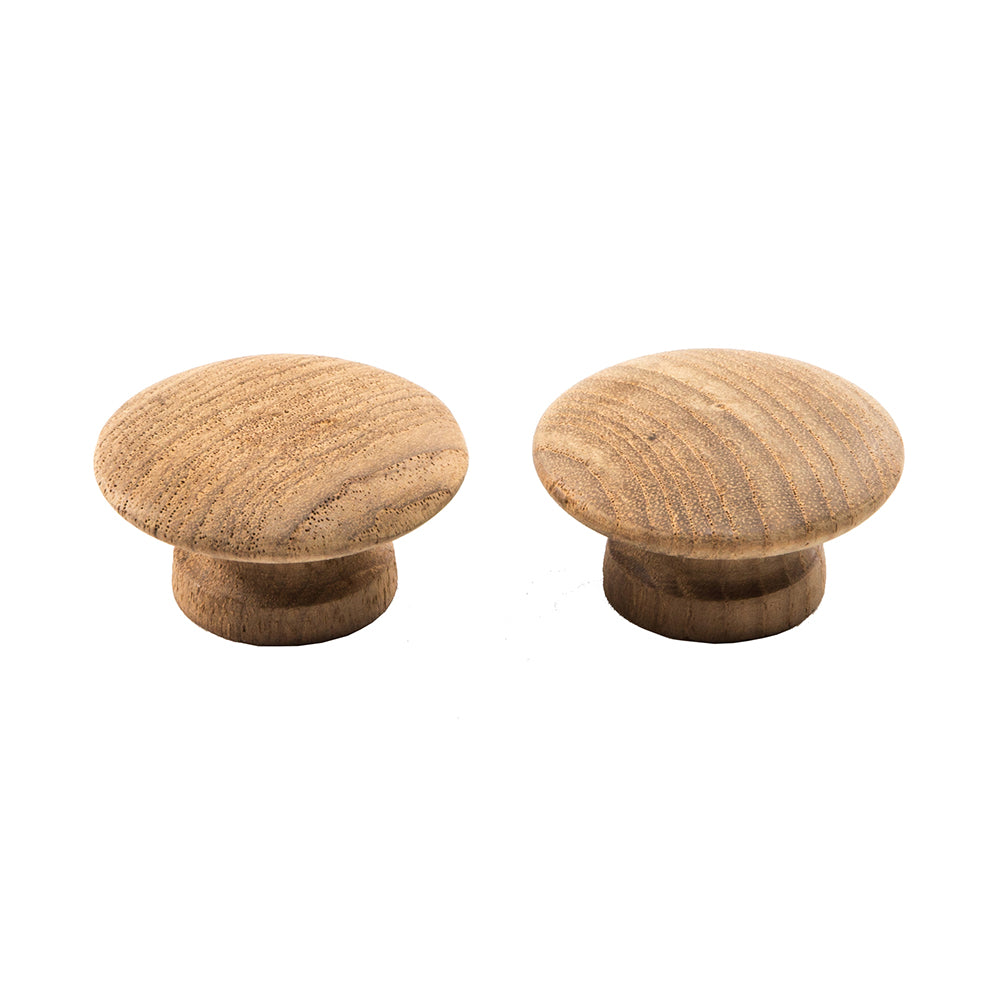 Suncoast Marine and Auto offers Whitecap Teak Round Drawer Knob - 2" - 2 Pack [60120-A]