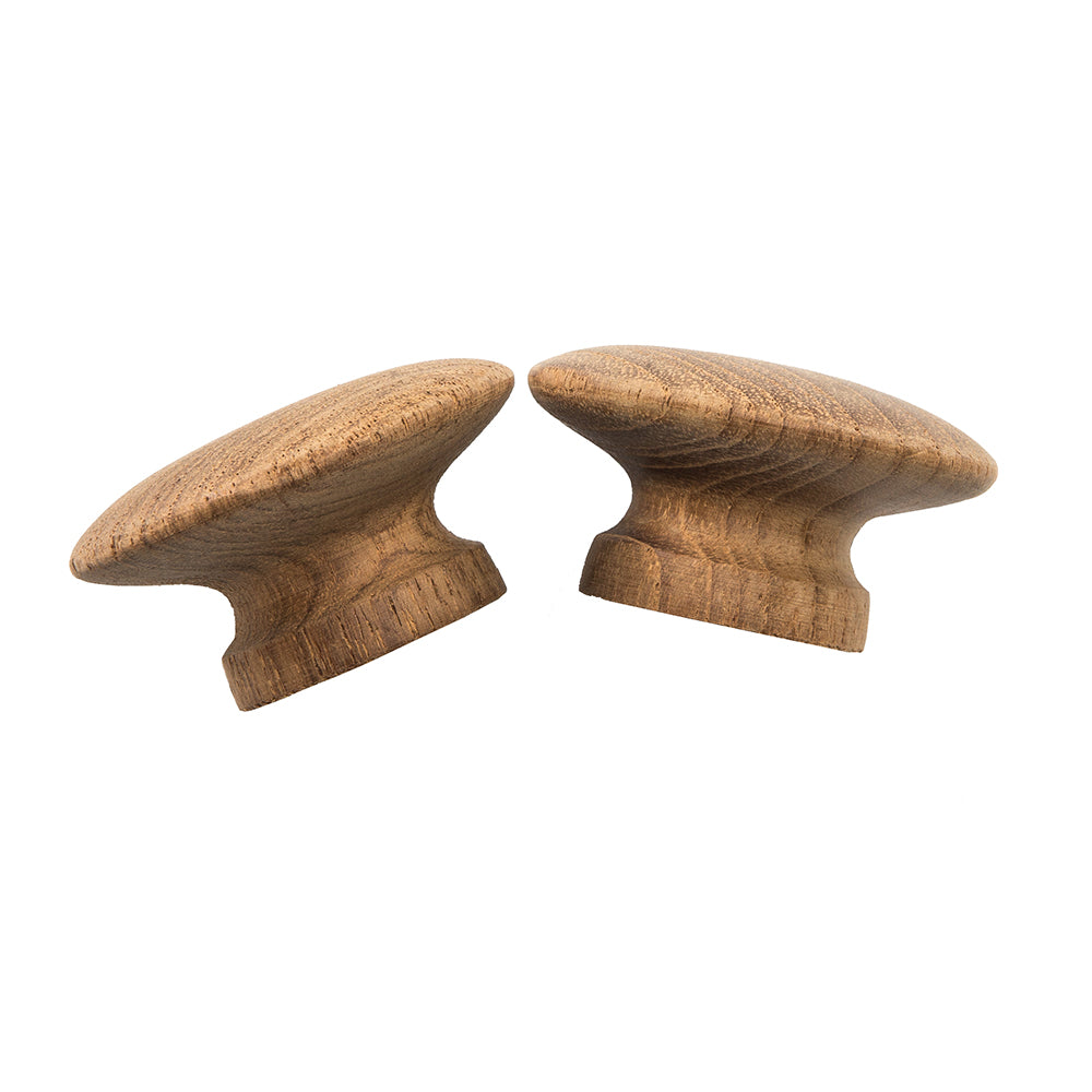 Suncoast Marine and Auto offers Whitecap Teak Round Drawer Knob - 2" - 2 Pack [60120-A]