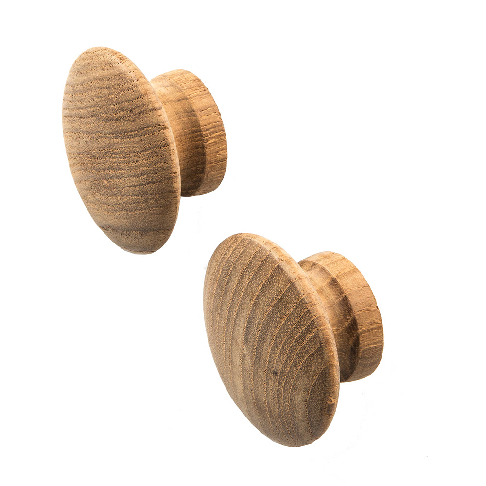 Suncoast Marine and Auto offers Whitecap Teak Round Drawer Knob - 2" - 2 Pack [60120-A]