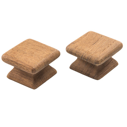 Suncoast Marine and Auto offers Whitecap Teak Square Drawer Knob - 1-1/8" - 2 Pack [60130-A]