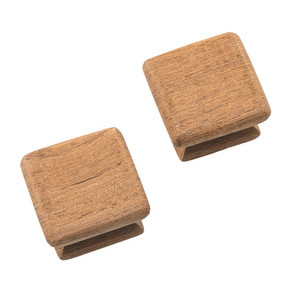 Suncoast Marine and Auto offers Whitecap Teak Square Drawer Knob - 1-1/8" - 2 Pack [60130-A]