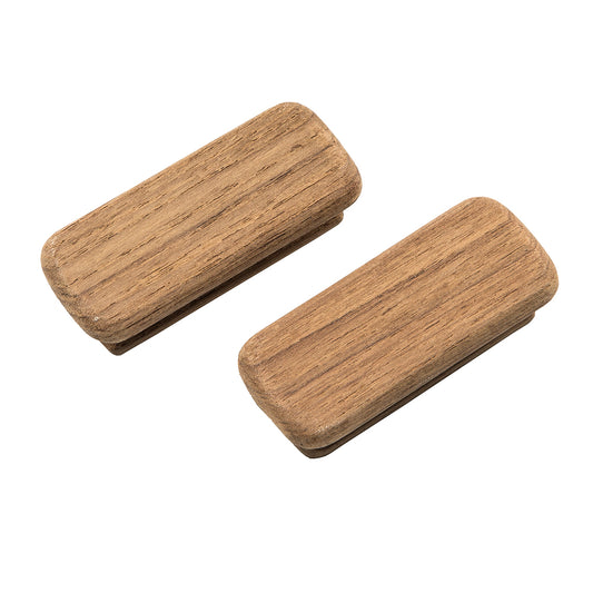 Suncoast Marine and Auto offers Whitecap Teak Rectangular Drawer Knob - 2-3/4"L - 2 Pack [60131-A]