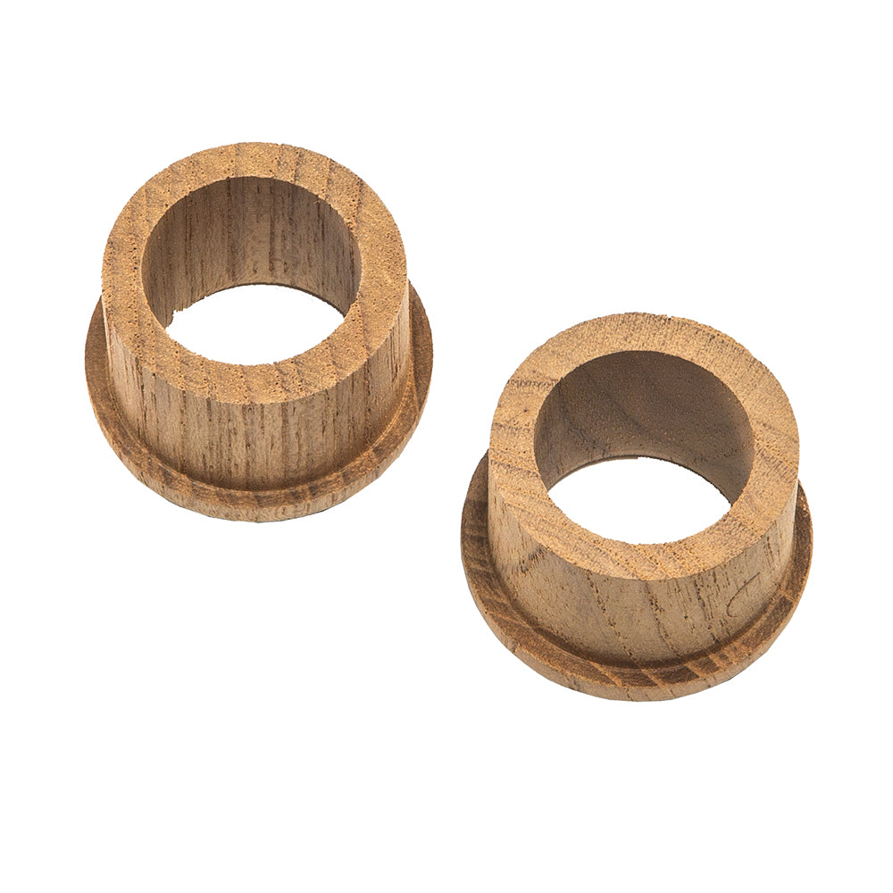 Suncoast Marine and Auto offers Whitecap Teak Finger Pull - 5/8" Barrel Length - 2 Pack [60145-A]