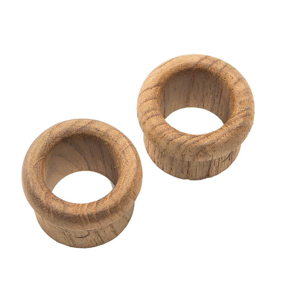 Suncoast Marine and Auto offers Whitecap Teak Finger Pull - 5/8" Barrel Length - 2 Pack [60145-A]