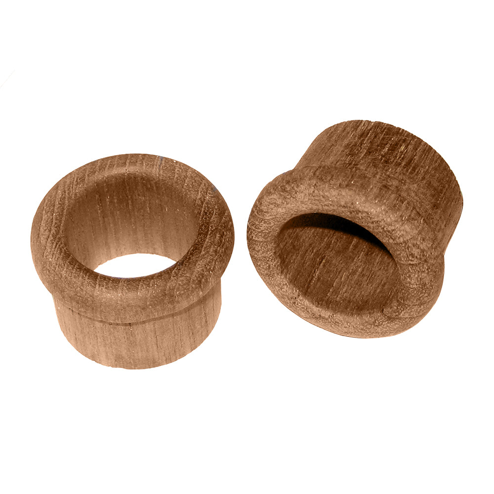 Suncoast Marine and Auto offers Whitecap Teak Finger Pull - 1" Barrel Length - 2 Pack [60146-A]