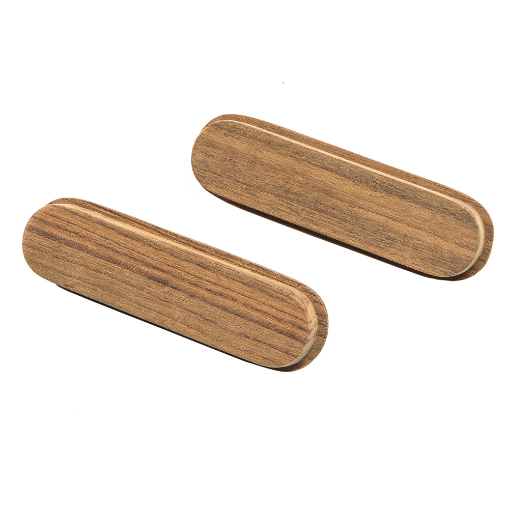 Suncoast Marine and Auto offers Whitecap Teak Oblong Drawer Pull - 4-1/16"L - 2 Pack [60124-A]