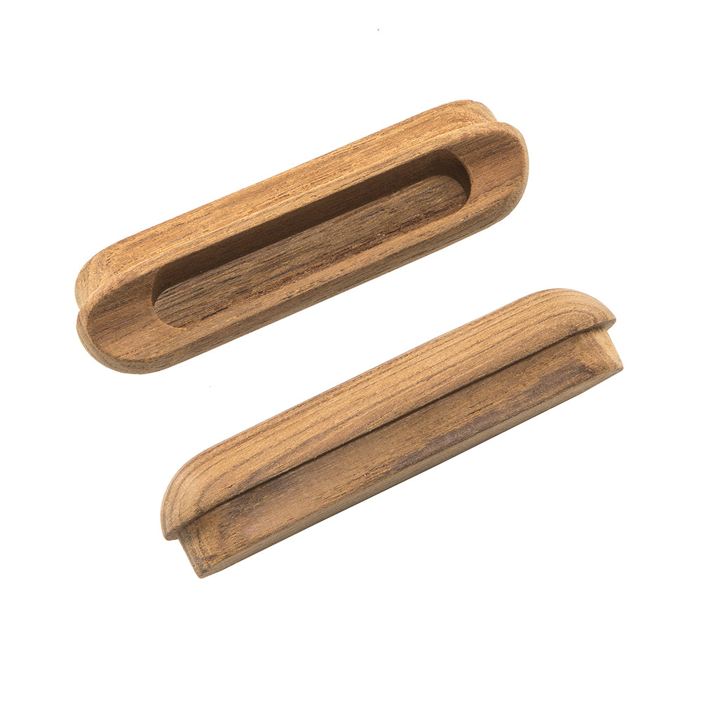 Suncoast Marine and Auto offers Whitecap Teak Oblong Drawer Pull - 4-1/16"L - 2 Pack [60124-A]