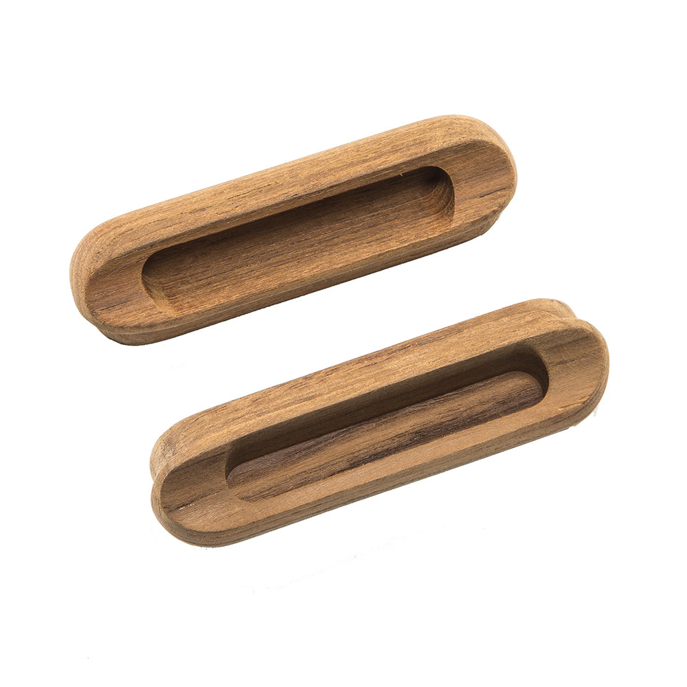 Suncoast Marine and Auto offers Whitecap Teak Oblong Drawer Pull - 4-1/16"L - 2 Pack [60124-A]