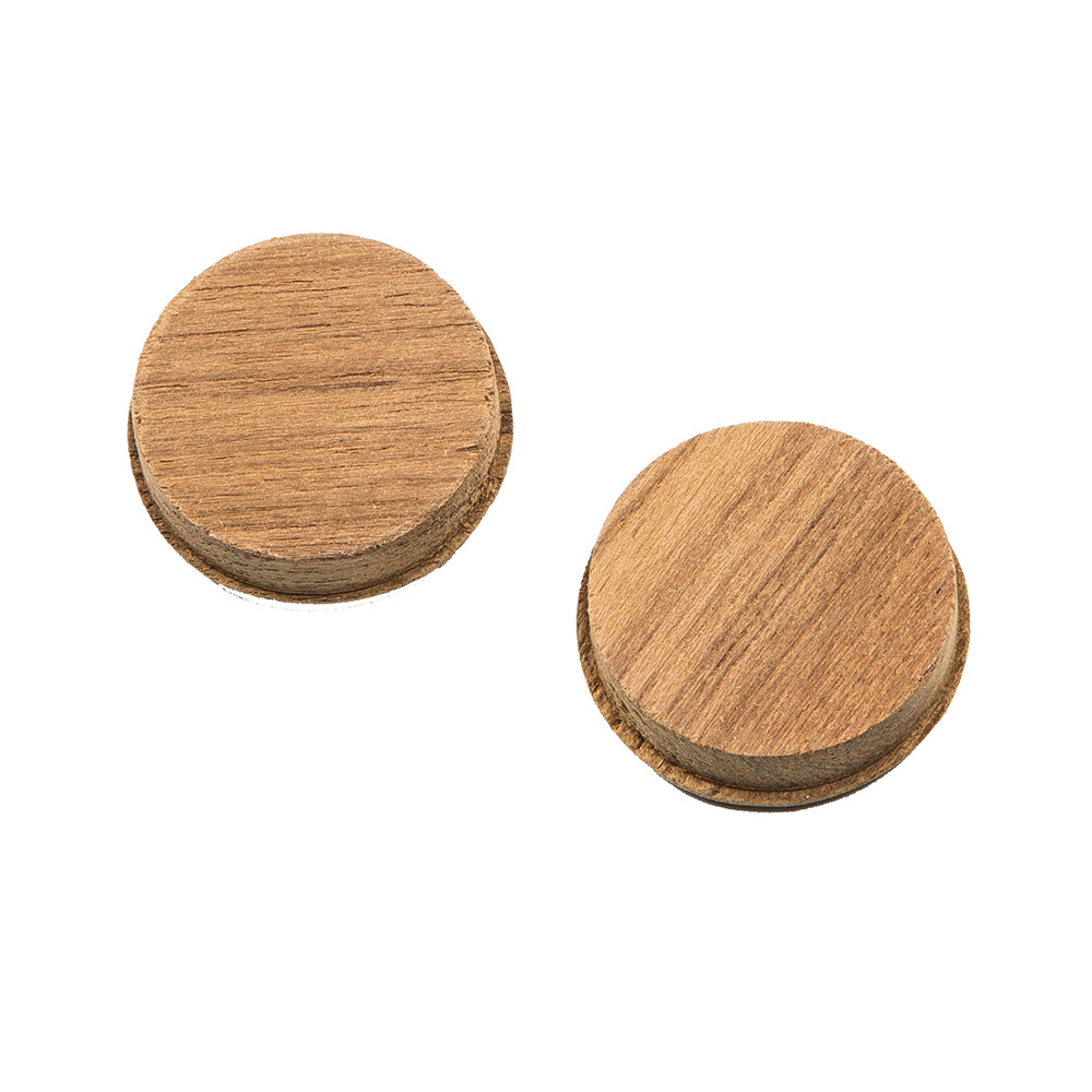 Suncoast Marine and Auto offers Whitecap Teak Round Drawer Pull - 1-3/8" Round - 2 Pack [60127-A]