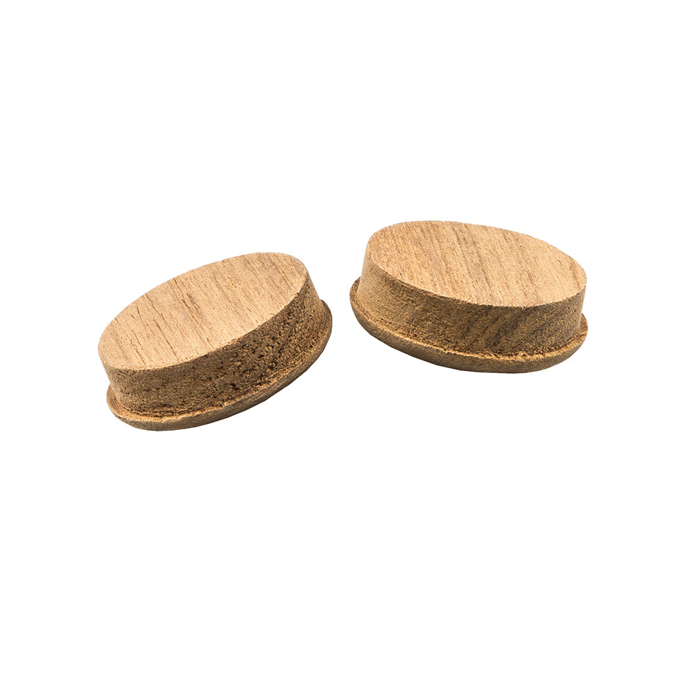 Suncoast Marine and Auto offers Whitecap Teak Round Drawer Pull - 1-3/8" Round - 2 Pack [60127-A]