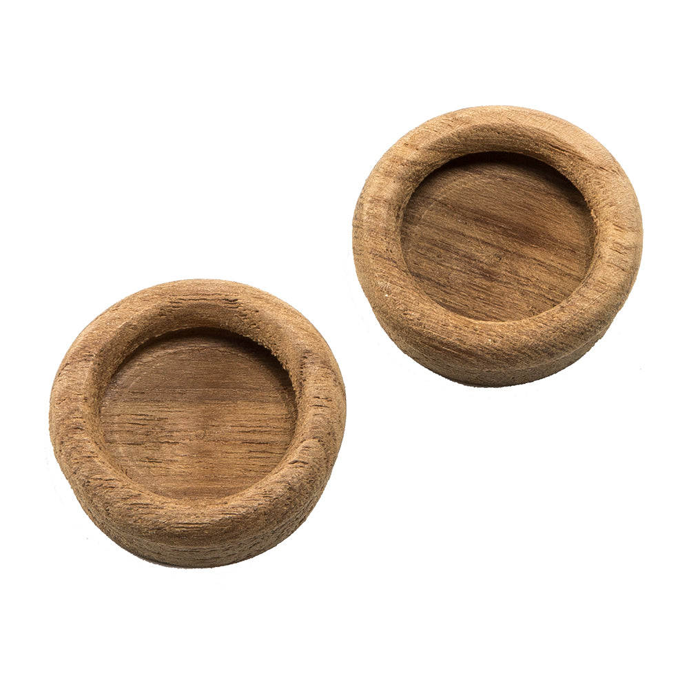 Suncoast Marine and Auto offers Whitecap Teak Round Drawer Pull - 1-3/8" Round - 2 Pack [60127-A]