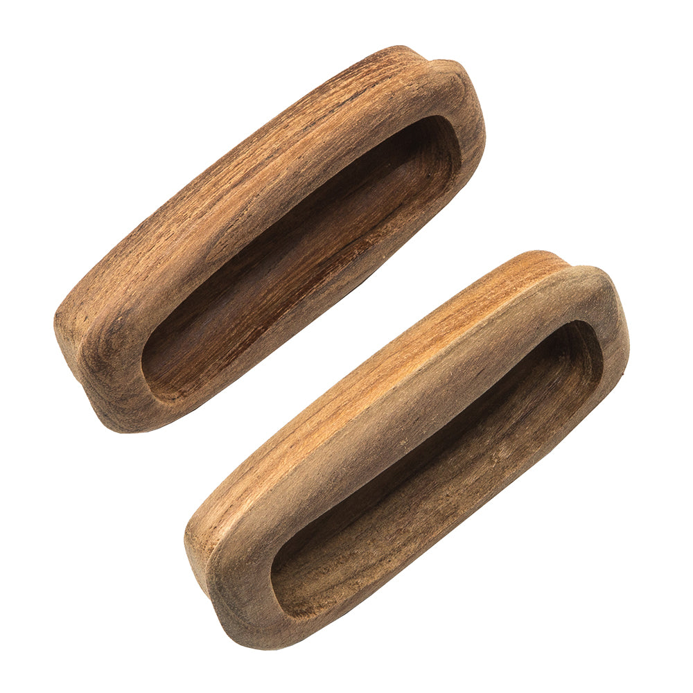 Suncoast Marine and Auto offers Whitecap Teak Rectangular Drawer Pull - 3-1/4"L - 2 Pack [60135-A]