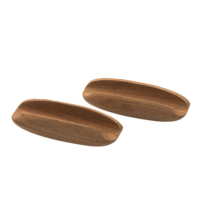 Suncoast Marine and Auto offers Whitecap Teak Oval Drawer Pull - 4"L - 2 Pack [60147-A]