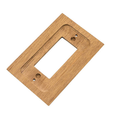 Suncoast Marine and Auto offers Whitecap Teak Ground Fault Outlet Cover/Receptacle Plate [60171]