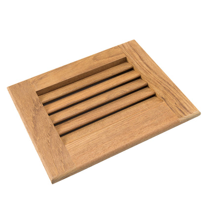 Suncoast Marine and Auto offers Whitecap Teak Louvered Insert - 7-1/2" x 9-1/8" x 3/4" [60712]