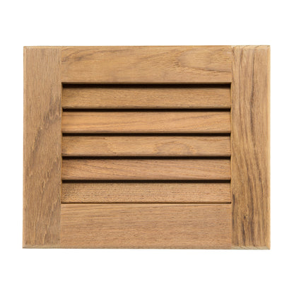 Suncoast Marine and Auto offers Whitecap Teak Louvered Insert - 7-1/2" x 9-1/8" x 3/4" [60712]